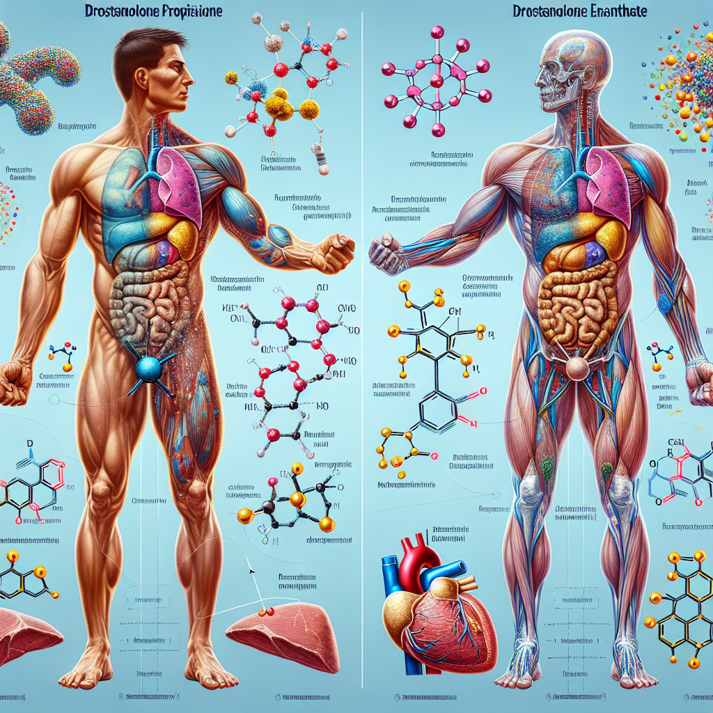 Comparaison des effets du propionate de Drostanolone et de l'énanthate