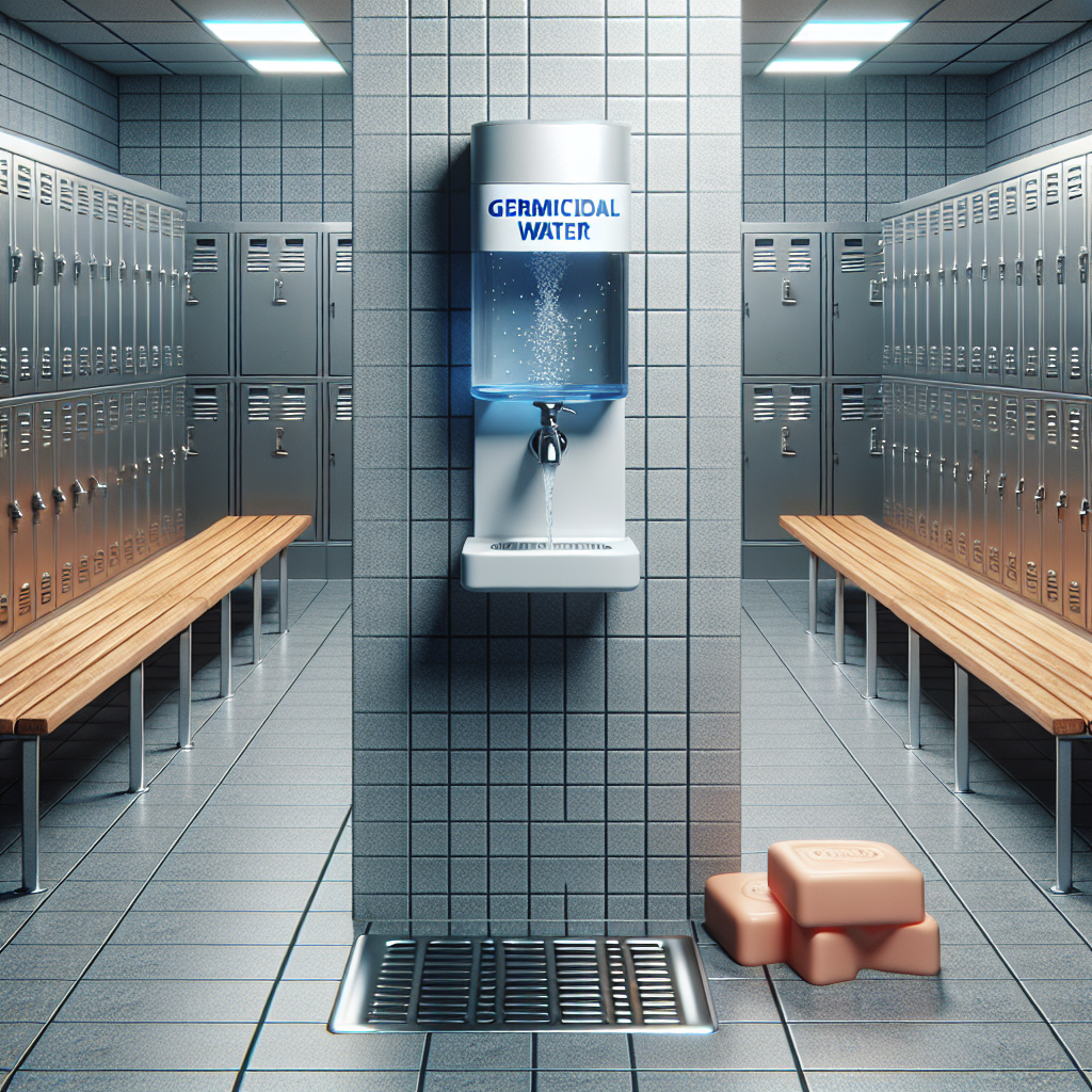 L'Eau germicide remplace-t-elle le savon traditionnel dans les vestiaires ?