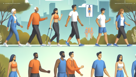 Bienfaits de la marche pour la perte de poids dans le cadre d'un programme complet de rééducation sportive.
