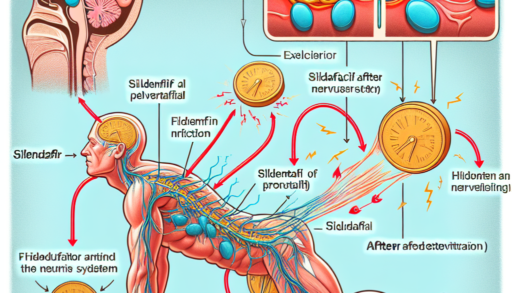 Comment le sildénafil pénètre dans le système nerveux après une heure d'effort