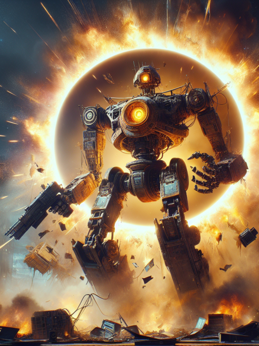 Destruction du robot SHKT sous l'influence du Parabolan