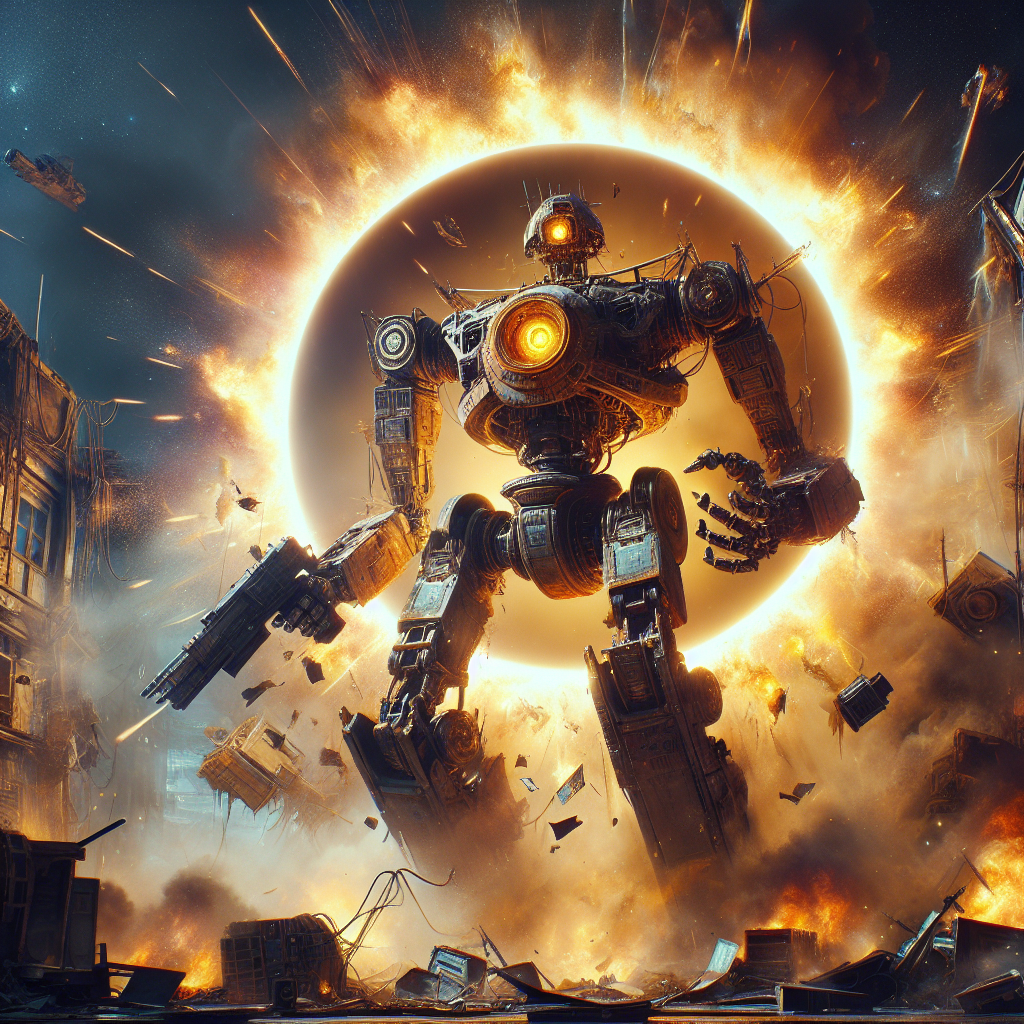 Destruction du robot SHKT sous l'influence du Parabolan