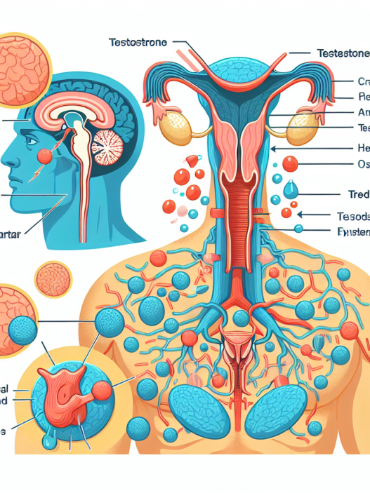 Effet de la testostérone sur le fonctionnement du système hypothalamo-hypophysaire