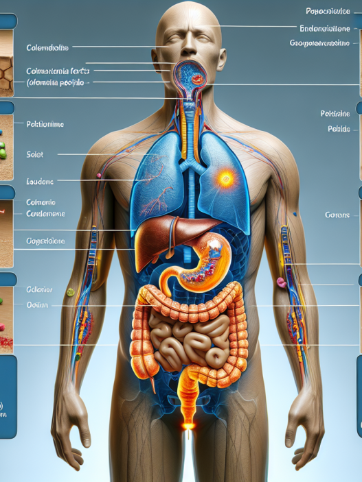Effets gastro-intestinaux des peptides à fortes doses