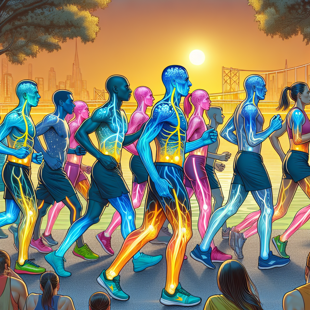 Infusion de marche pour réduire l'équilibre hydrique et électrolytique chez les athlètes