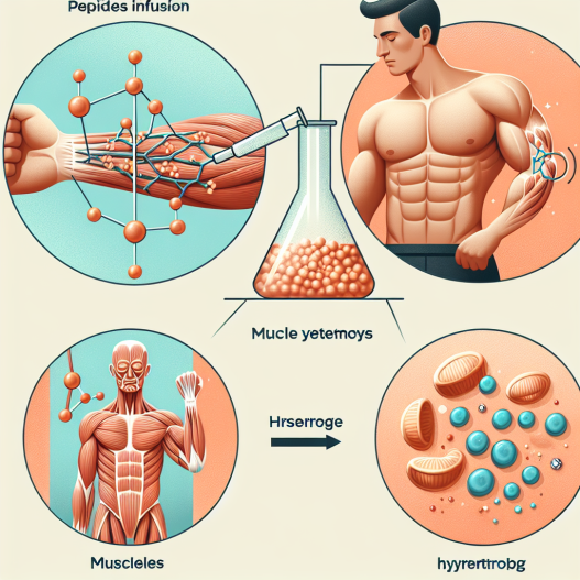 Infusion de peptides sur l'hypertrophie musculaire