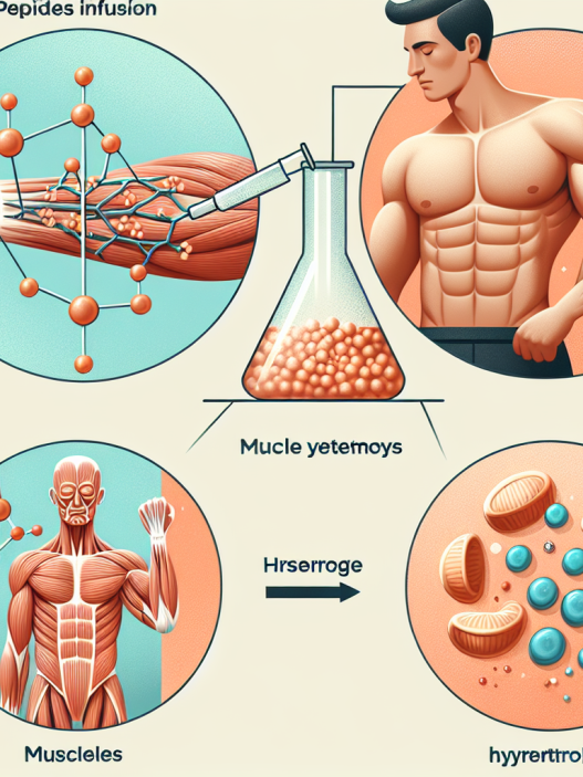Infusion de peptides sur l'hypertrophie musculaire