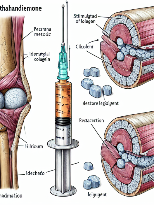 La méthandiénone injectable et son rôle dans la stimulation de la synthèse du collagène pour restaurer les ligaments