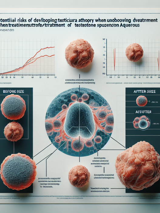 Risques de développement d'une atrophie testiculaire lors d'un traitement par suspension de testostérone (aqueuse)