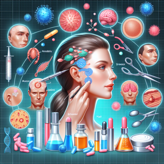 SARM et leur perfusion sur les cheveux et la peau