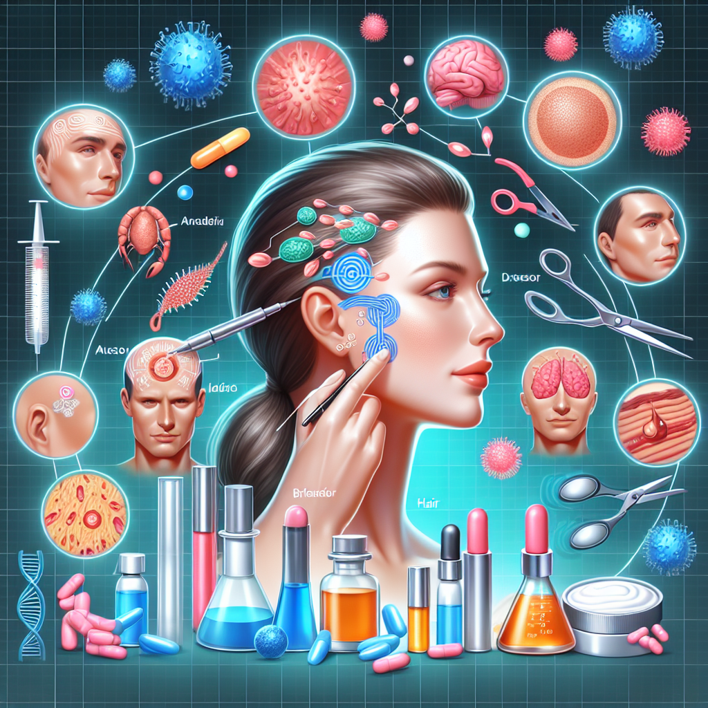 SARM et leur perfusion sur les cheveux et la peau