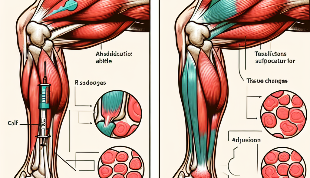 Caractéristiques de l'injection de Synthol dans les muscles du mollet