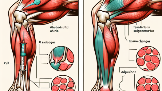 Caractéristiques de l'injection de Synthol dans les muscles du mollet