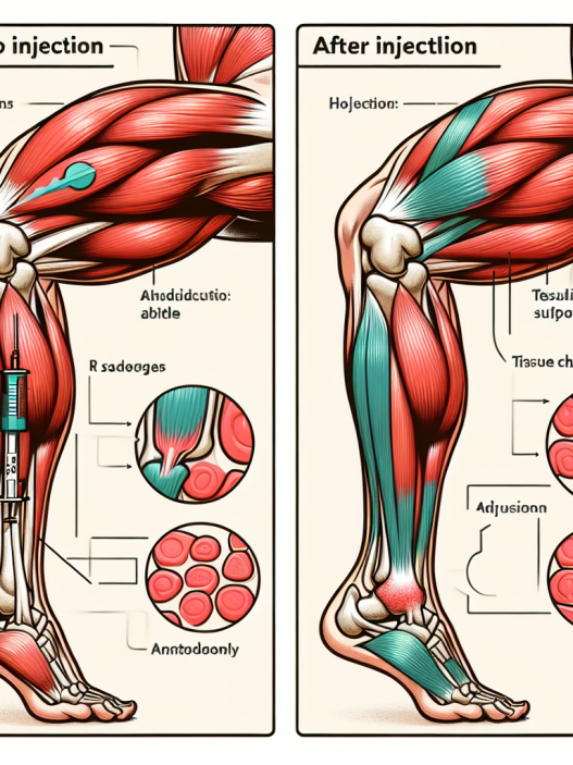 Caractéristiques de l'injection de Synthol dans les muscles du mollet