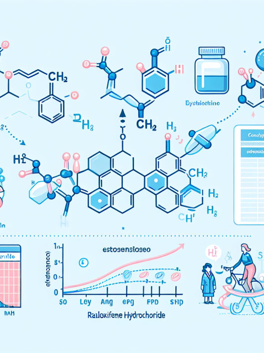 Caractéristiques de l'utilisation du chlorhydrate de raloxifène pour le contrôle des œstrogènes pendant les cycles