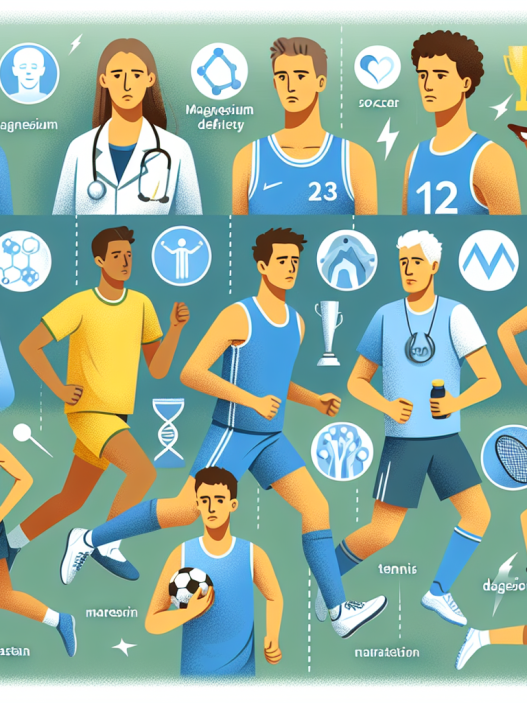 Caractéristiques de l'utilisation du magnésium chez les athlètes carencés
