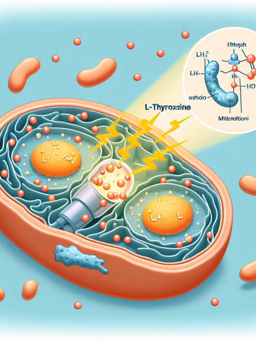 Comment la LT4 sodique influence l'activité mitochondriale dans les cellules