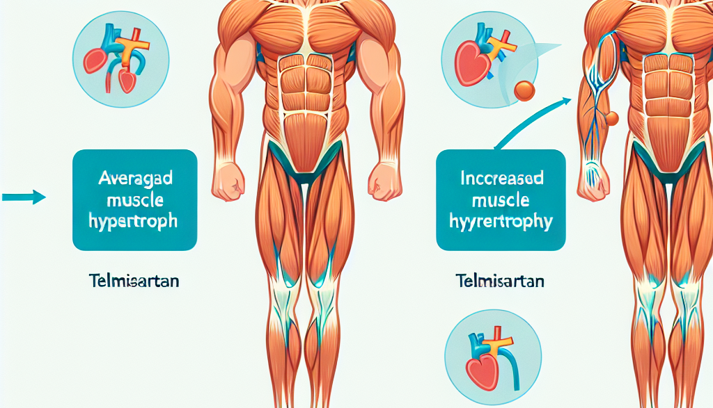 Effet du telmisartan sur l'hypertrophie musculaire