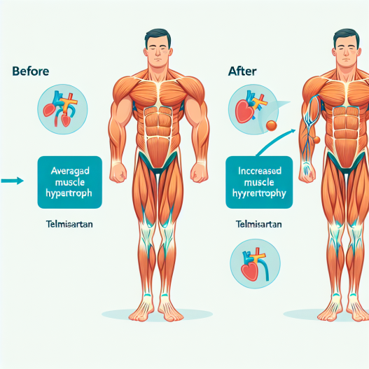 Effet du telmisartan sur l'hypertrophie musculaire