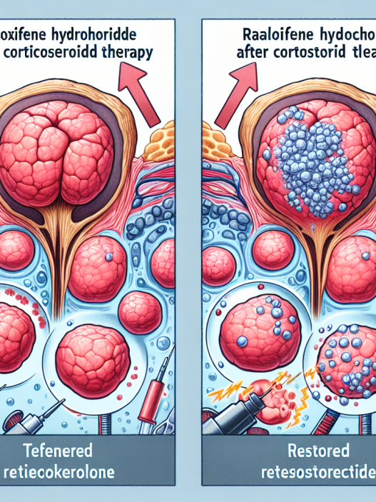 Efficacité du chlorhydrate de raloxifène pour restaurer la fonction testiculaire après une corticothérapie
