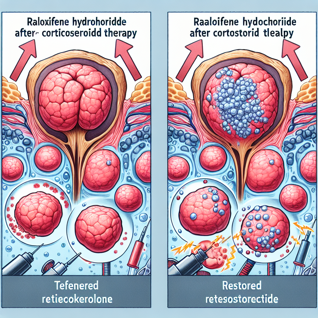 Efficacité du chlorhydrate de raloxifène pour restaurer la fonction testiculaire après une corticothérapie