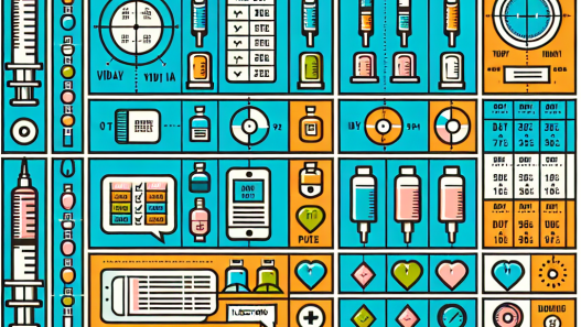 Plan d'injections hebdomadaires pour une cure type