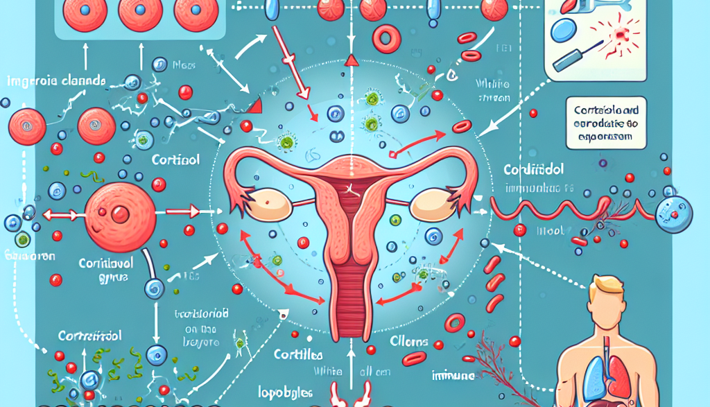 Relation entre cortisol et fonction immunitaire