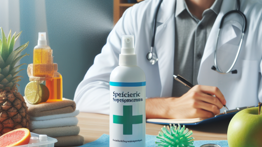 Sprays antibactériens pour la médecine du sport