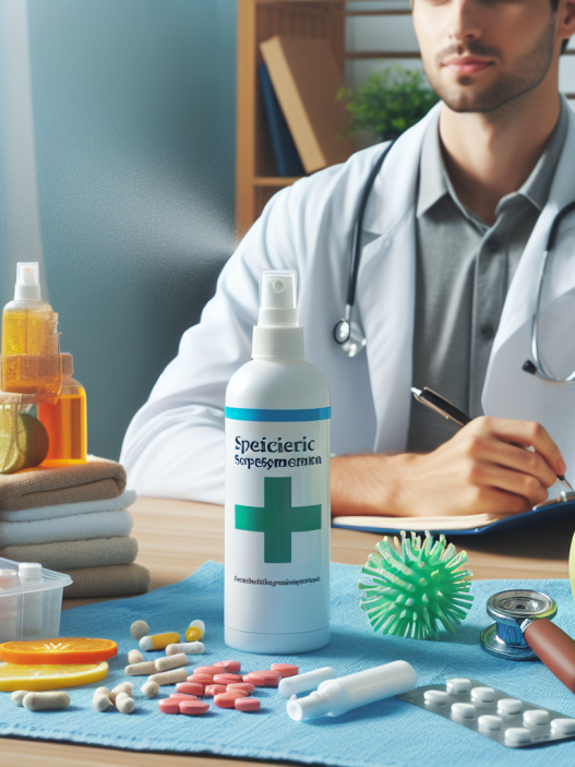 Sprays antibactériens pour la médecine du sport