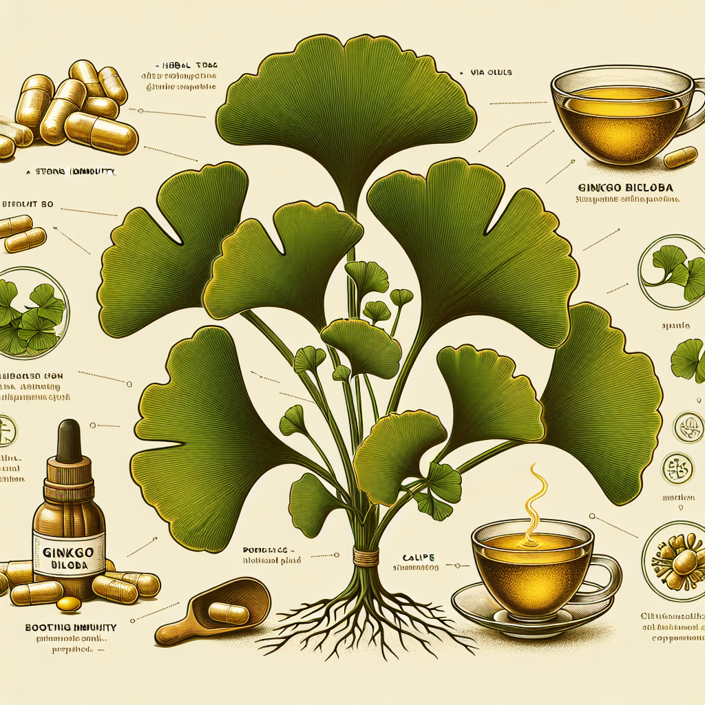 Utilisation du ginkgo biloba pour renforcer la fonction immunitaire