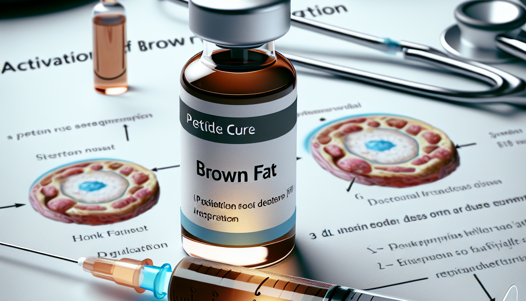 Cure de peptides pour l'activation de la graisse brune