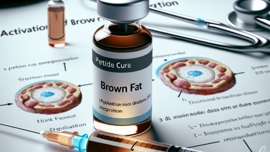Cure de peptides pour l'activation de la graisse brune