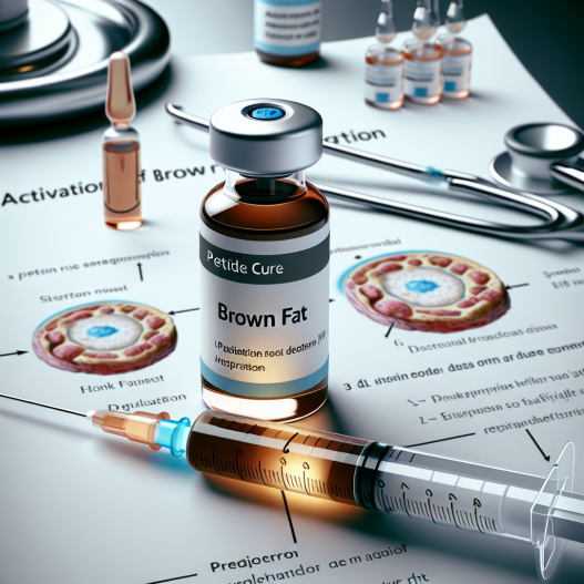 Cure de peptides pour l'activation de la graisse brune