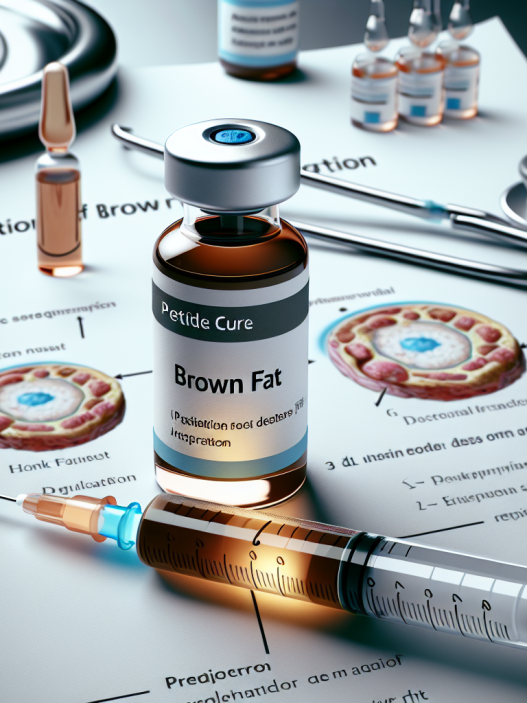 Cure de peptides pour l'activation de la graisse brune