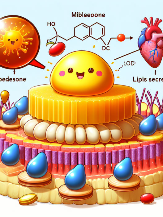 L'effet de Mibolerone sur la sécrétion lipidique