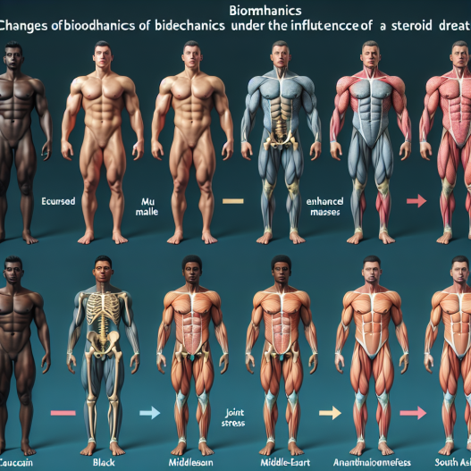 La biomécanique change-t-elle sous l'influence d'une cure de stéroïdes ?