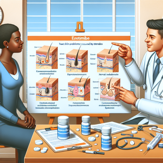 Utilisation de l'ézétimibe pour les problèmes de peau causés par les stéroïdes