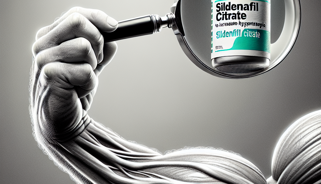 Utilisation du citrate de sildénafil pour augmenter l'hypertrophie musculaire