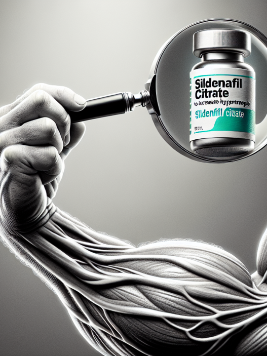 Utilisation du citrate de sildénafil pour augmenter l'hypertrophie musculaire